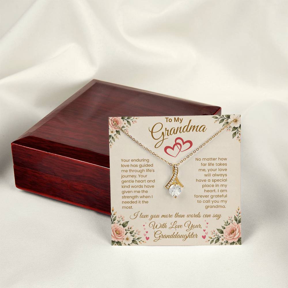 To My Grandma – "A Special Place in My Heart" Alluring Necklace