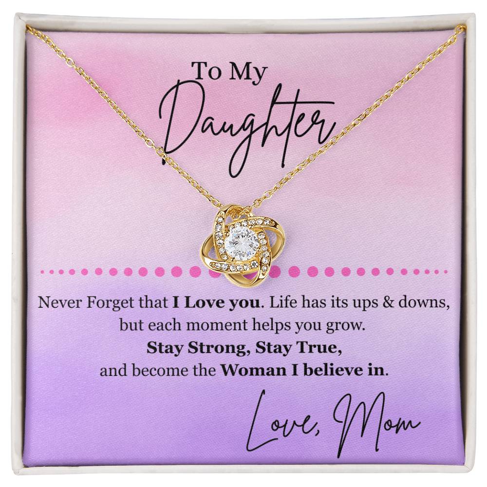 To My Daughter-The Woman I Believe In-Necklace