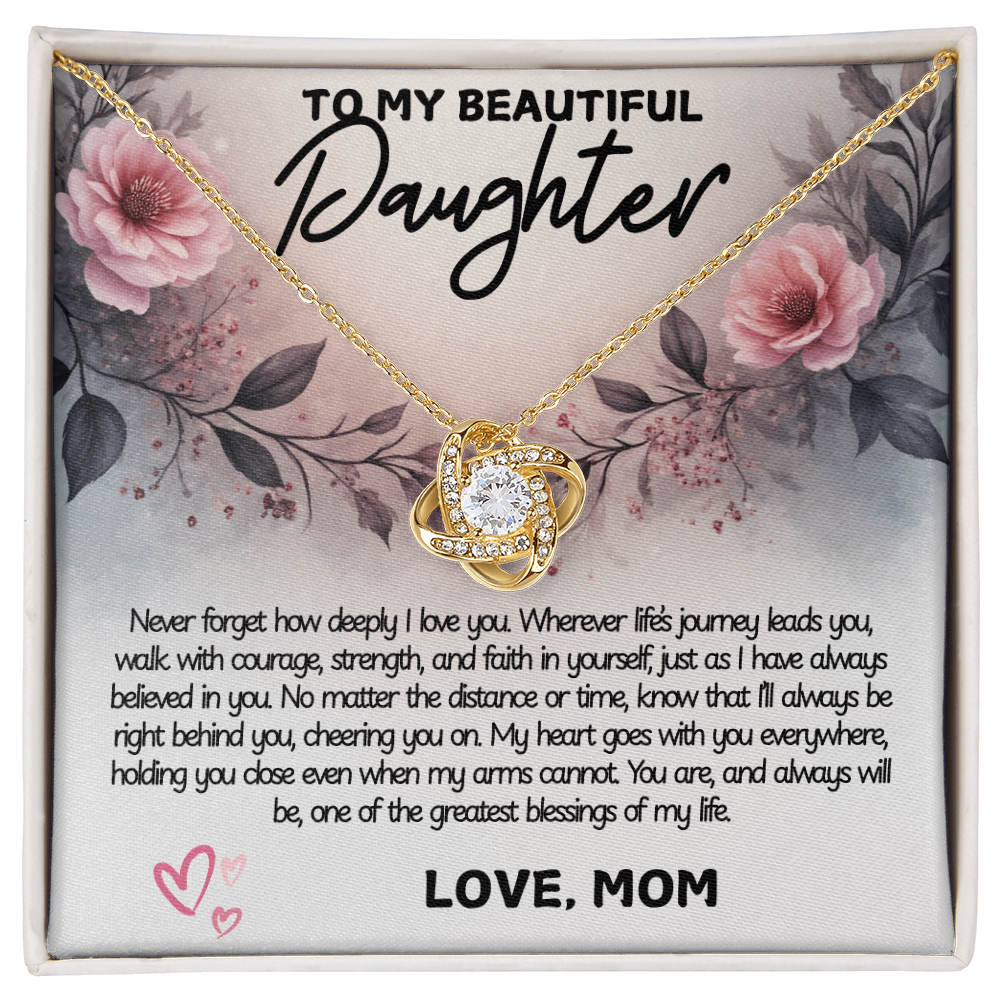 To My Beautiful Daughter "Never Forget How Deeply I Love You"