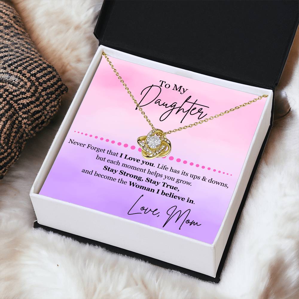 To My Daughter-The Woman I Believe In-Necklace
