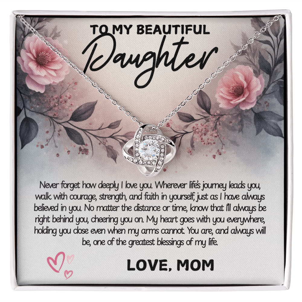 To My Beautiful Daughter "Never Forget How Deeply I Love You"