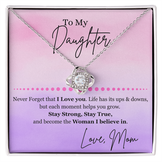 To My Daughter-The Woman I Believe In-Necklace