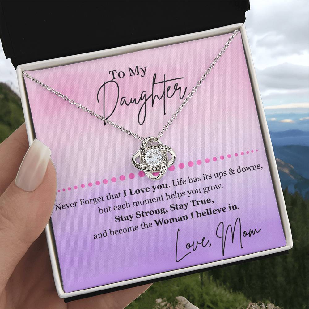 To My Daughter-The Woman I Believe In-Necklace