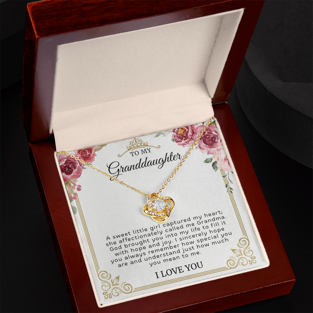 To My Granddaughter "A Sweet Little Girl Captured My Heart"