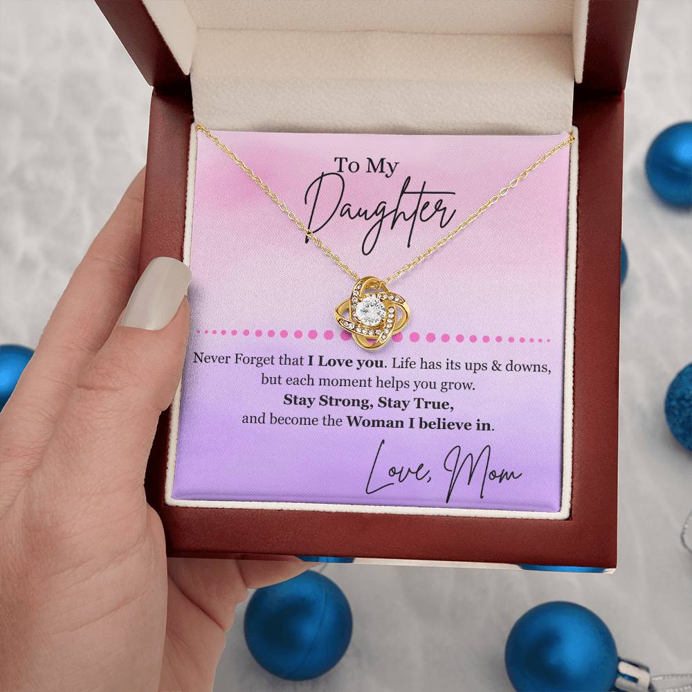 To My Daughter-The Woman I Believe In-Necklace