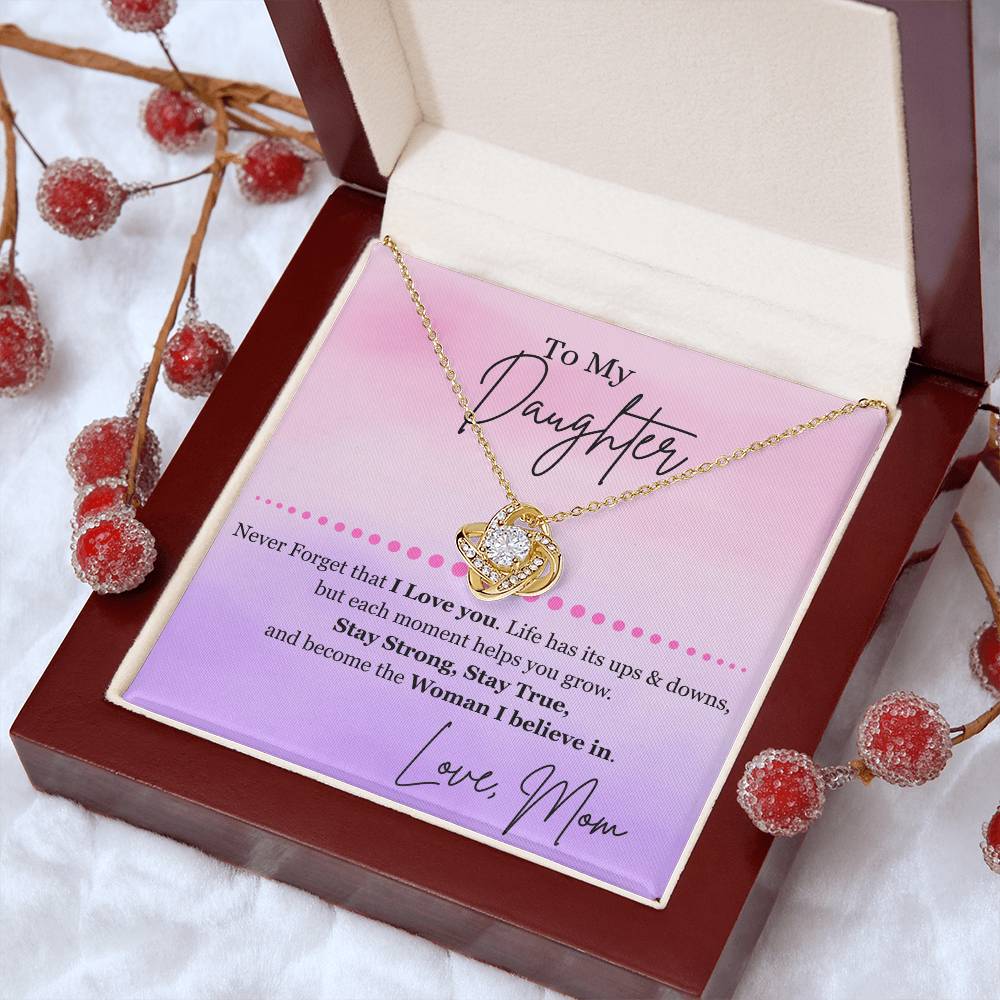 To My Daughter-The Woman I Believe In-Necklace