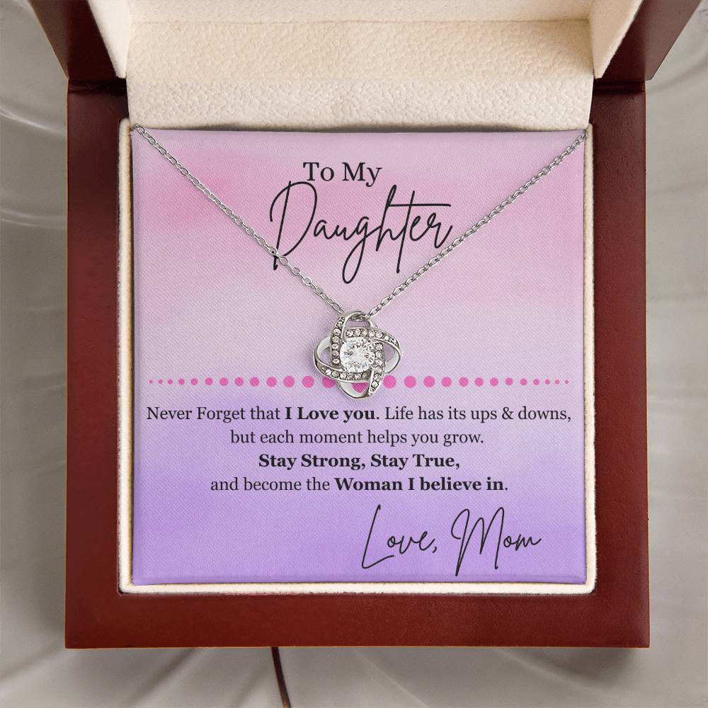 To My Daughter-The Woman I Believe In-Necklace
