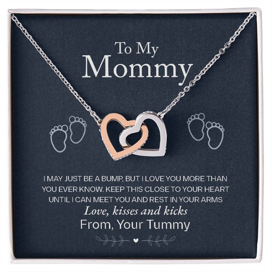 To My Mommy-Love From Your Tummy-Necklace
