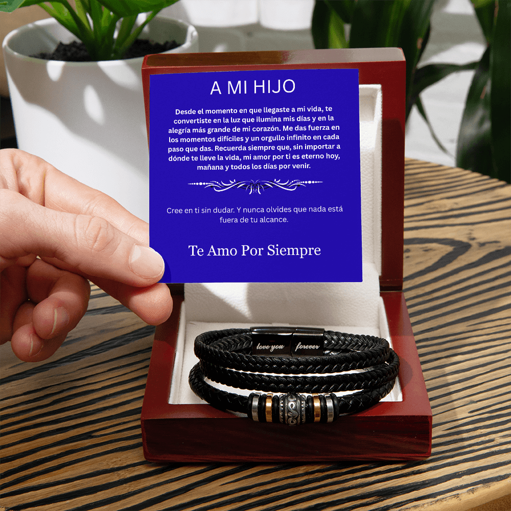 A Mi Hijo-Cree En Ti Sin Dudar-Pulsera