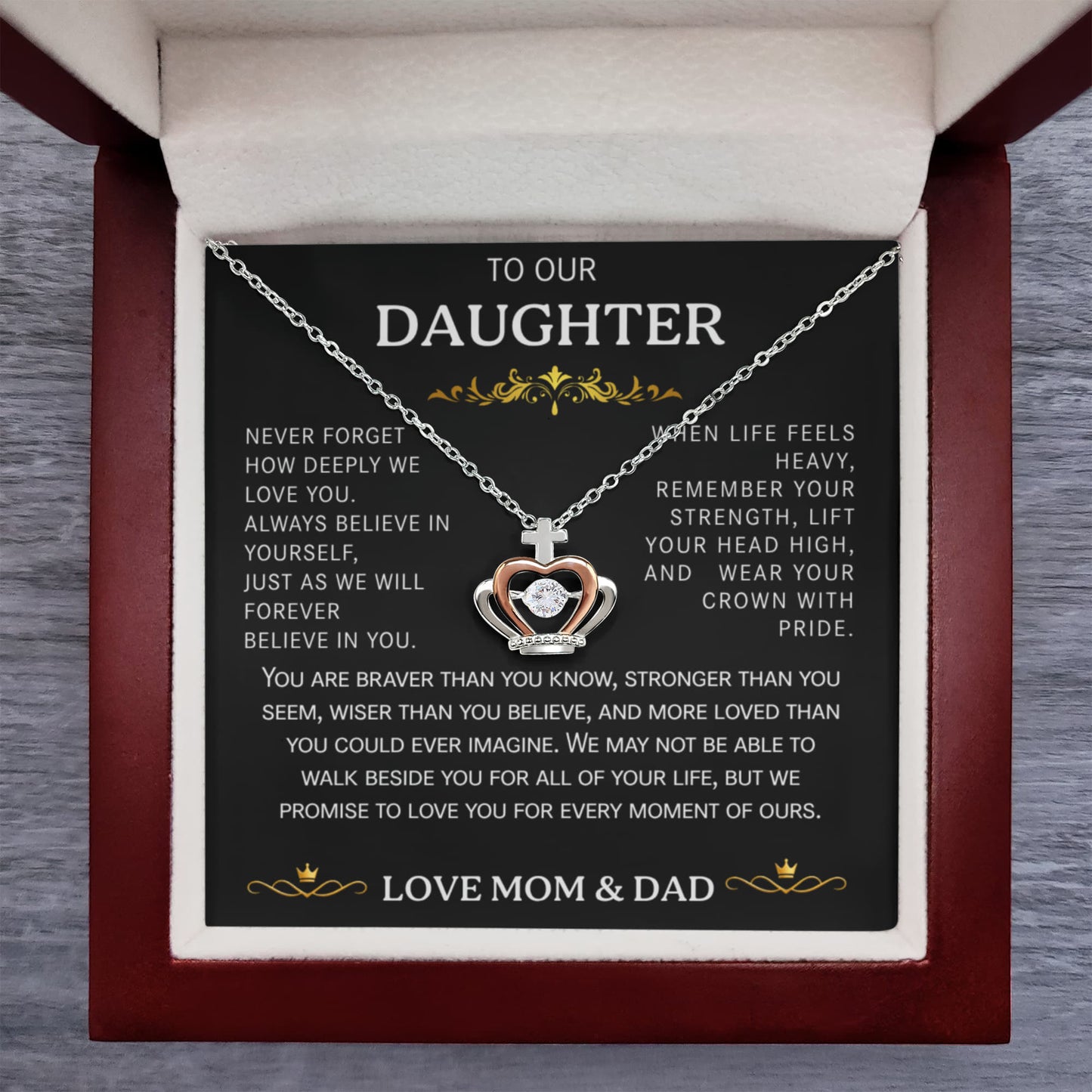 To Our Daughter "You Are Braver Than You Think"