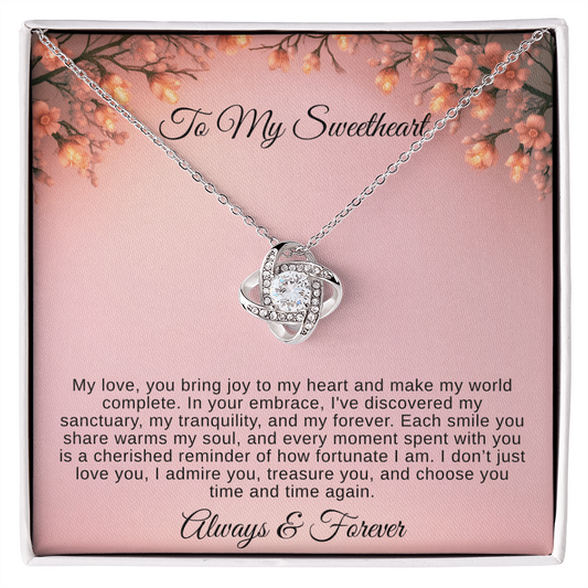 To My Sweetheart  "You Bring Joy To My Heart"