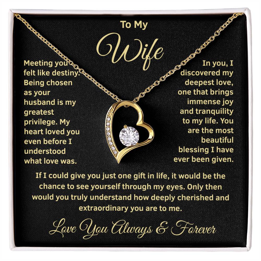 To My Wife  "Meeting You Felt Like Destiny"