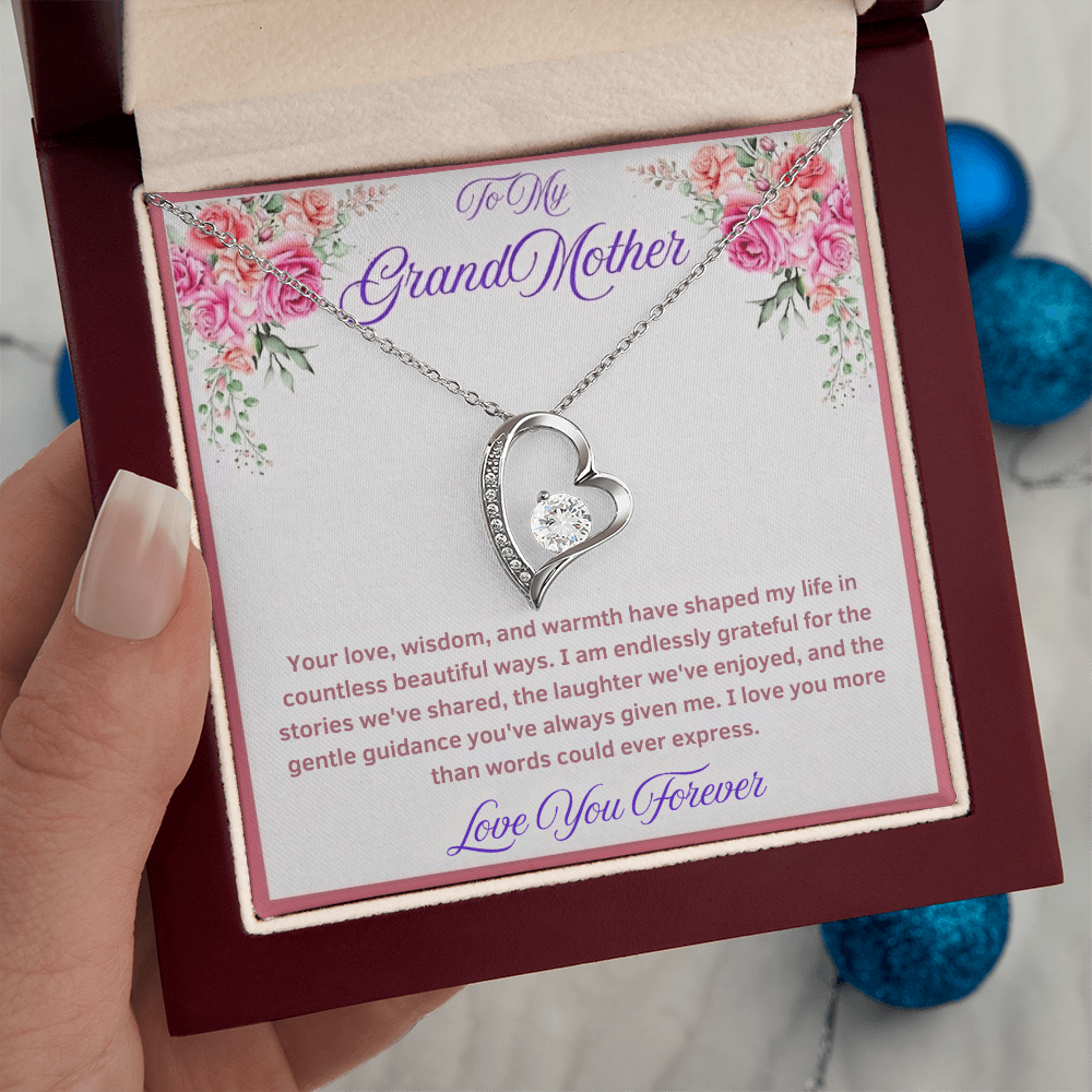To My GrandMother  "I Am Endlessly Grateful"