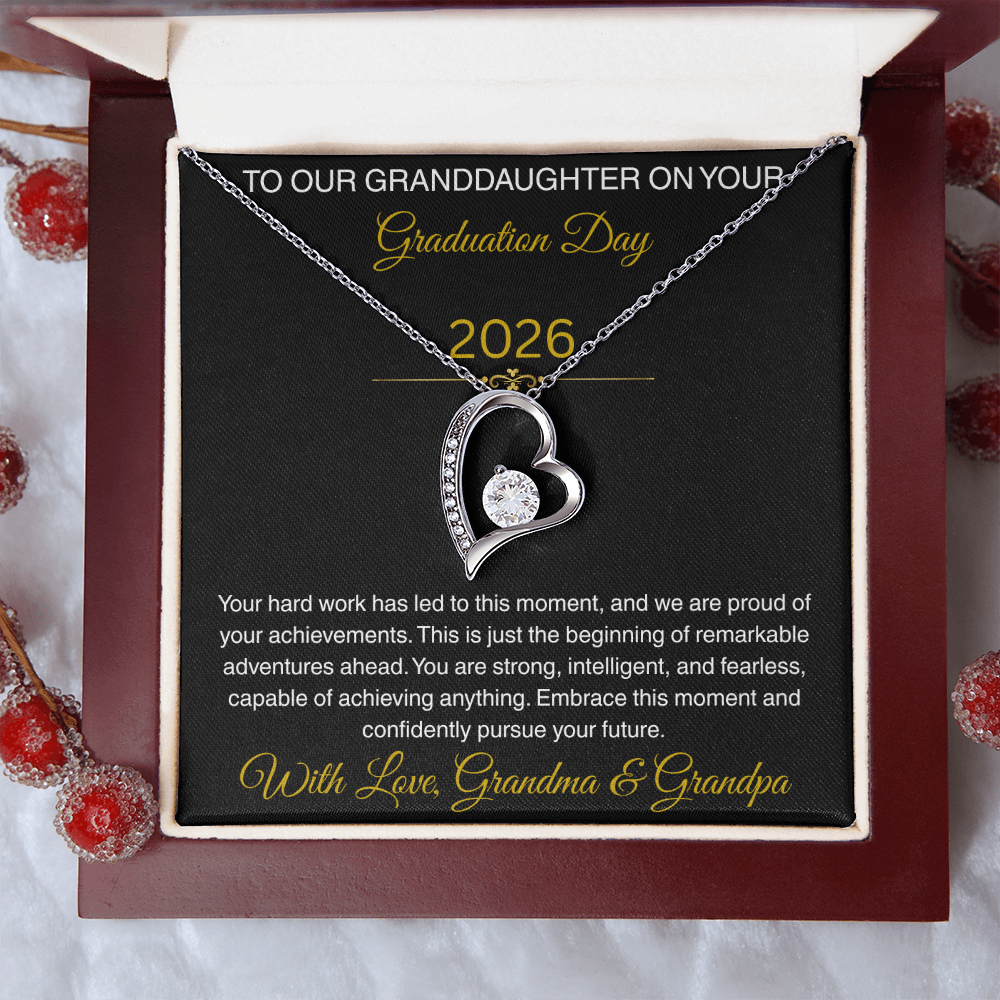 To Our Granddaughter   "We Are Proud Of Your Achievements"