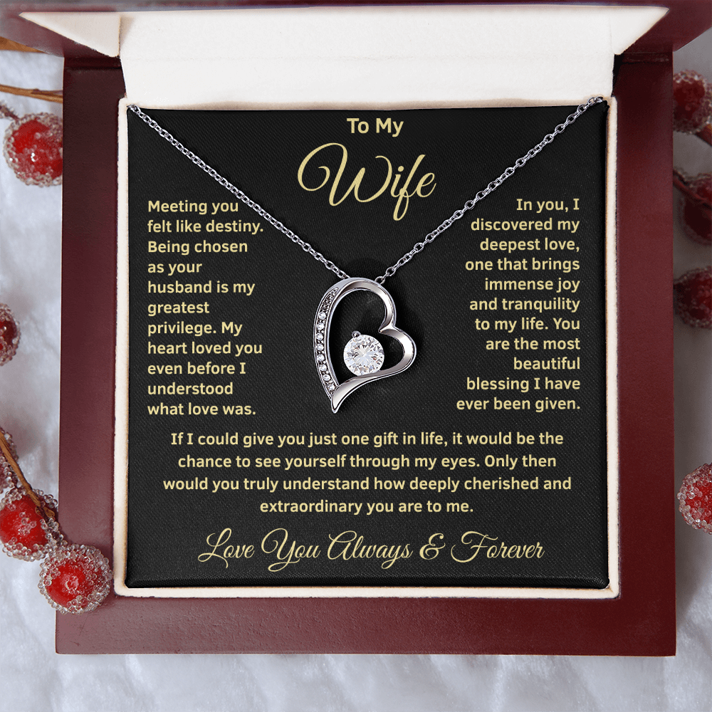 To My Wife  "Meeting You Felt Like Destiny"