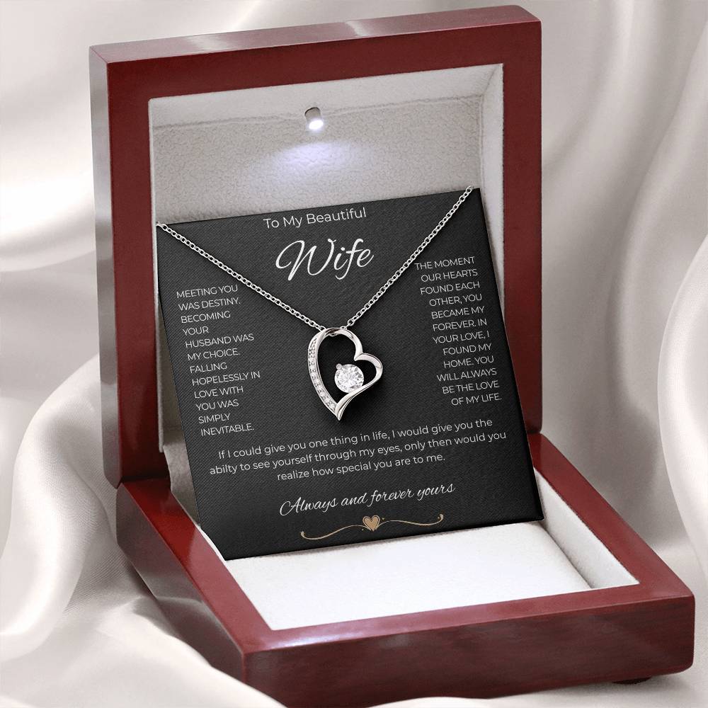 To My Beautiful Wife  "Meeting You Was Destiny"