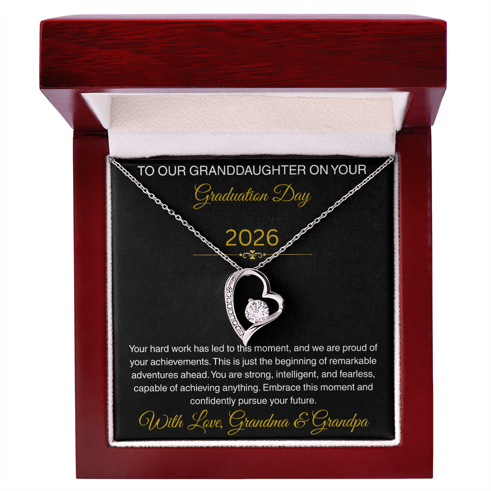To Our Granddaughter   "We Are Proud Of Your Achievements"