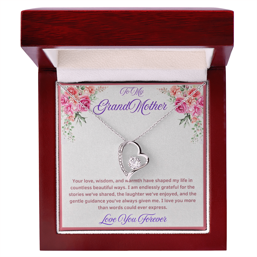 To My GrandMother  "I Am Endlessly Grateful"