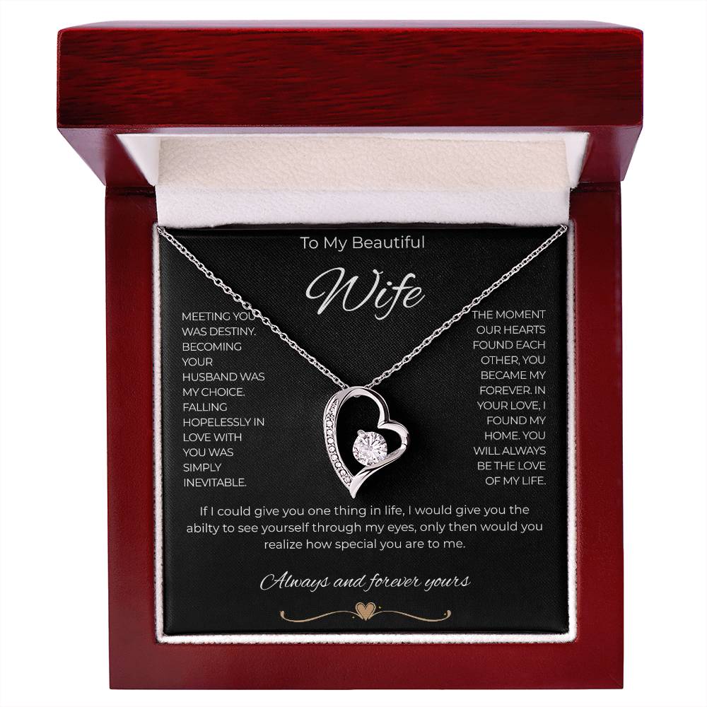 To My Beautiful Wife  "Meeting You Was Destiny"