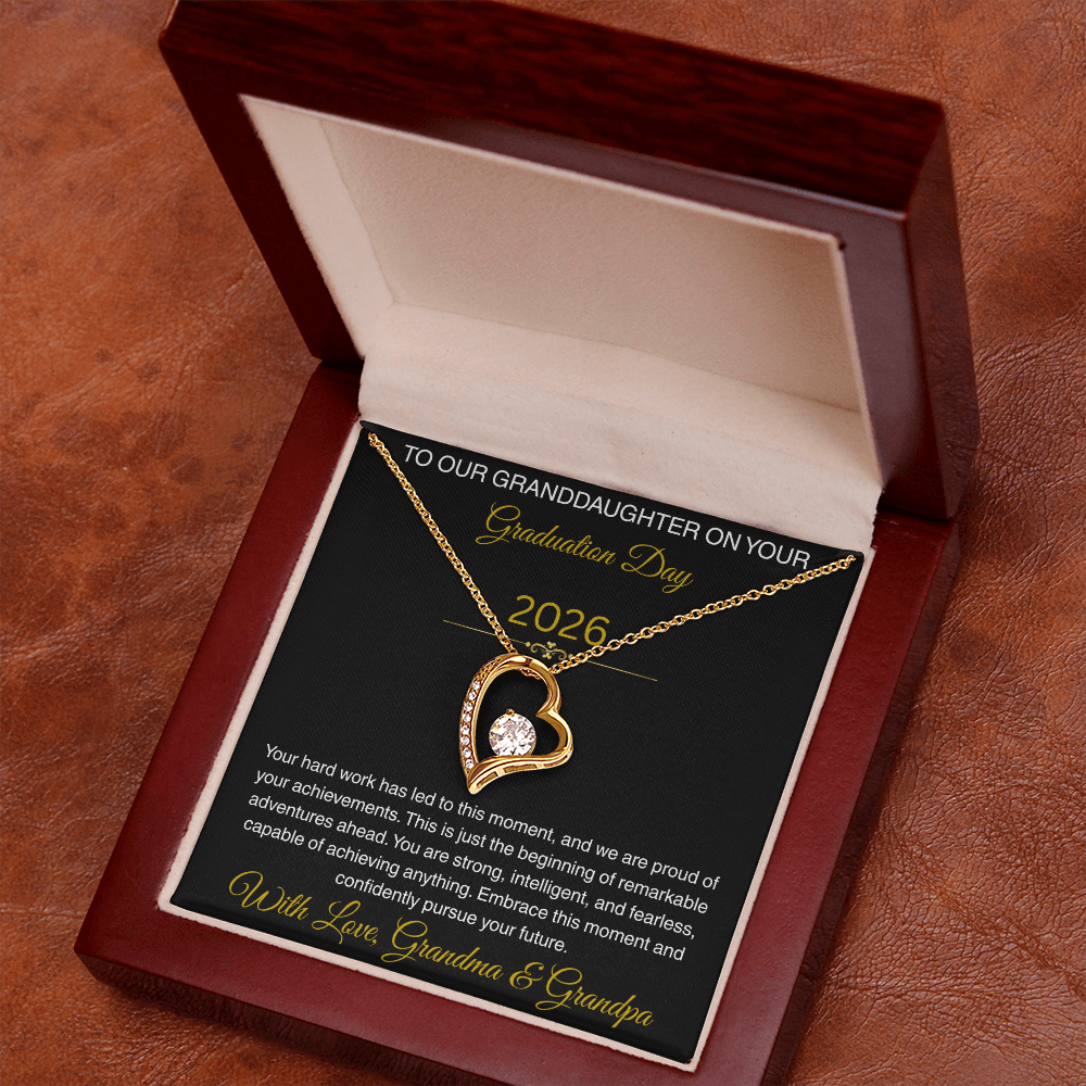 To Our Granddaughter   "We Are Proud Of Your Achievements"