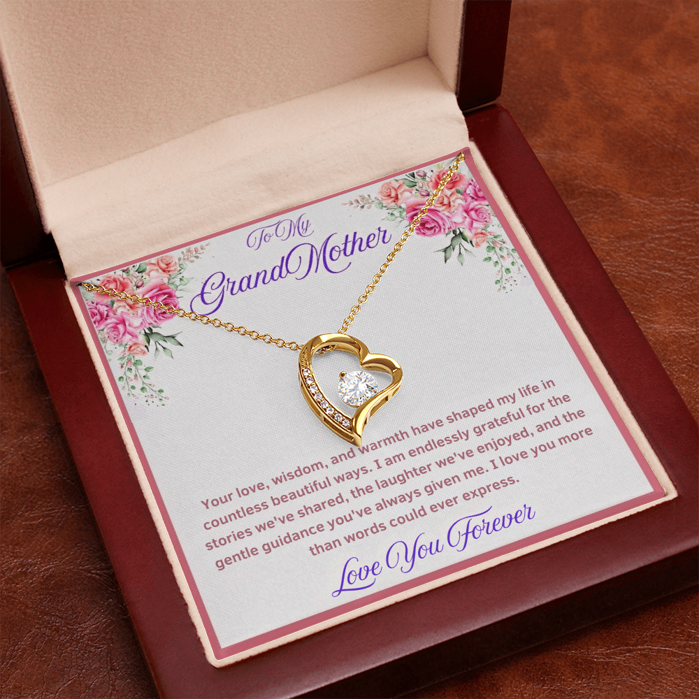 To My GrandMother  "I Am Endlessly Grateful"