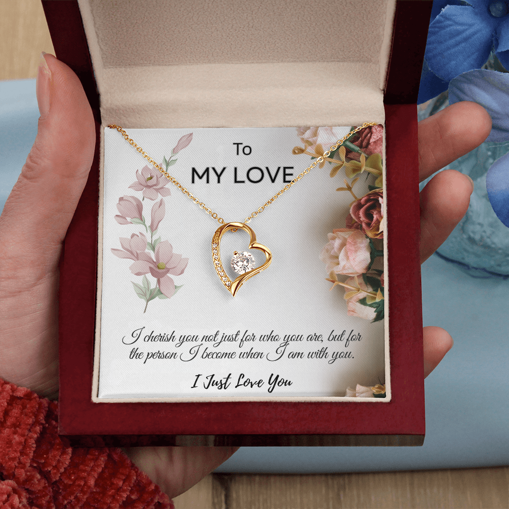 To My Love  "I Cherish You Necklace"