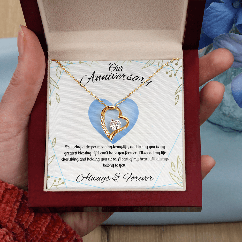 Our Anniversary  "You Bring A Deeper Meaning To My Life"