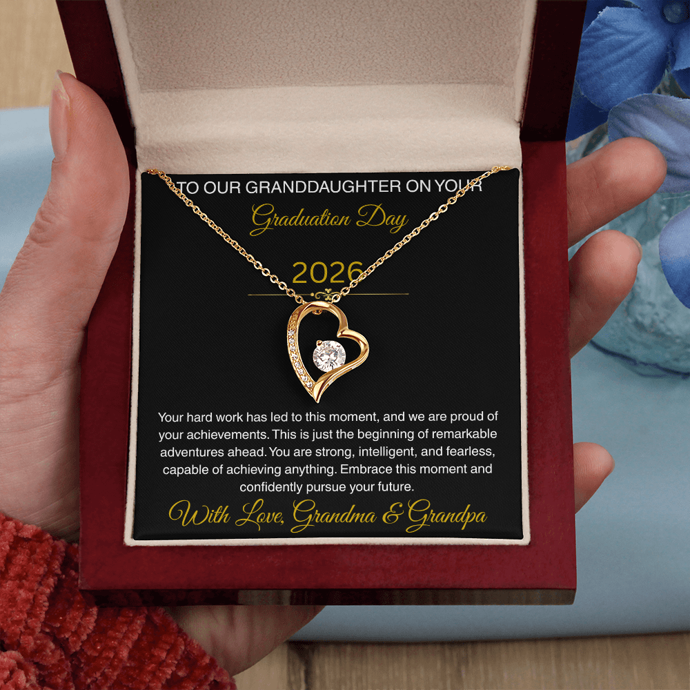 To Our Granddaughter   "We Are Proud Of Your Achievements"