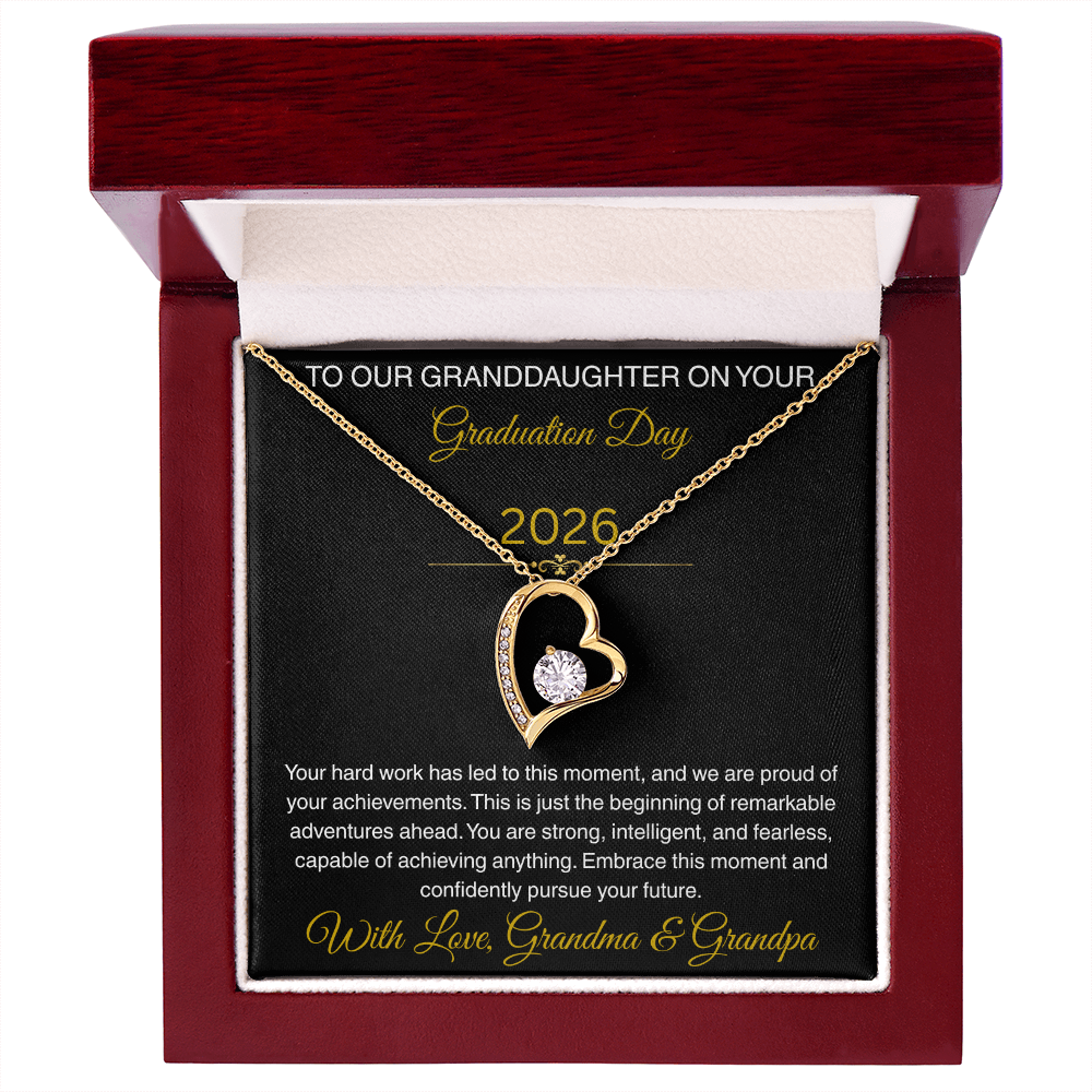 To Our Granddaughter   "We Are Proud Of Your Achievements"