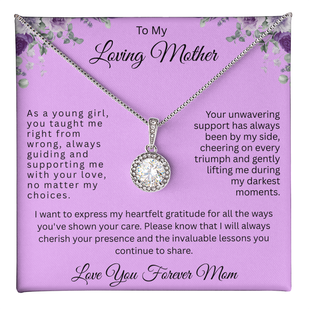 To My Loving Mother "Supporting Me With Your Love"