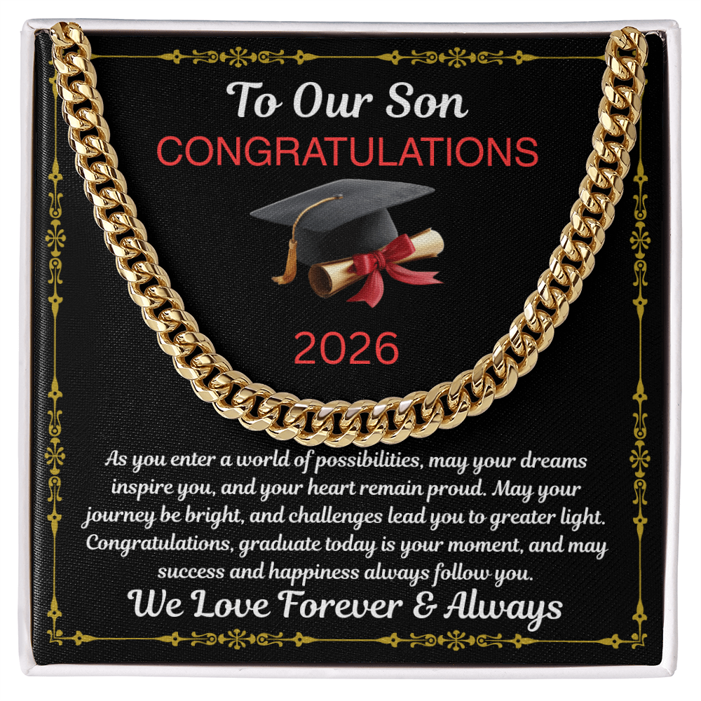 To Our Son  "May Your Dreams Inspire You"