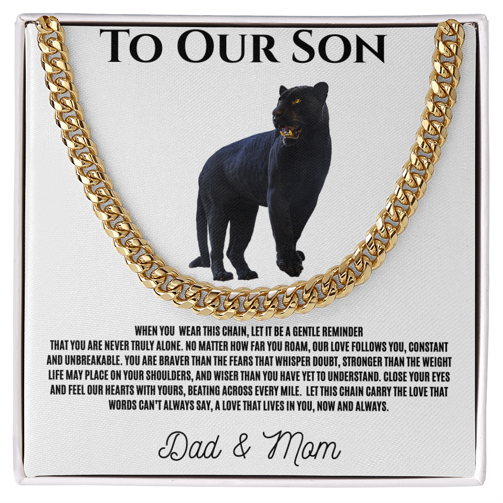 To Our Son "Our Love Follows You"