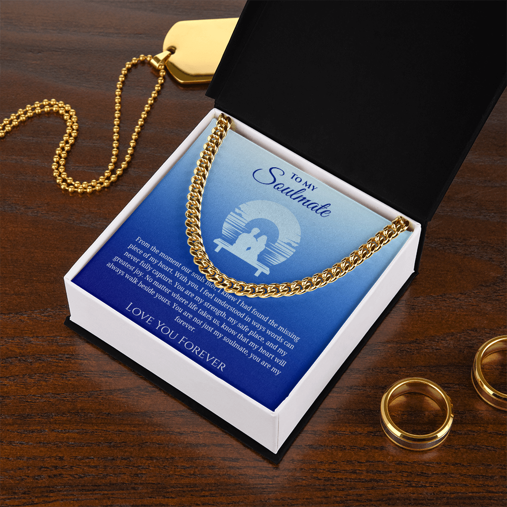 To My Soulmate "You Are My Strength" Men's Necklace