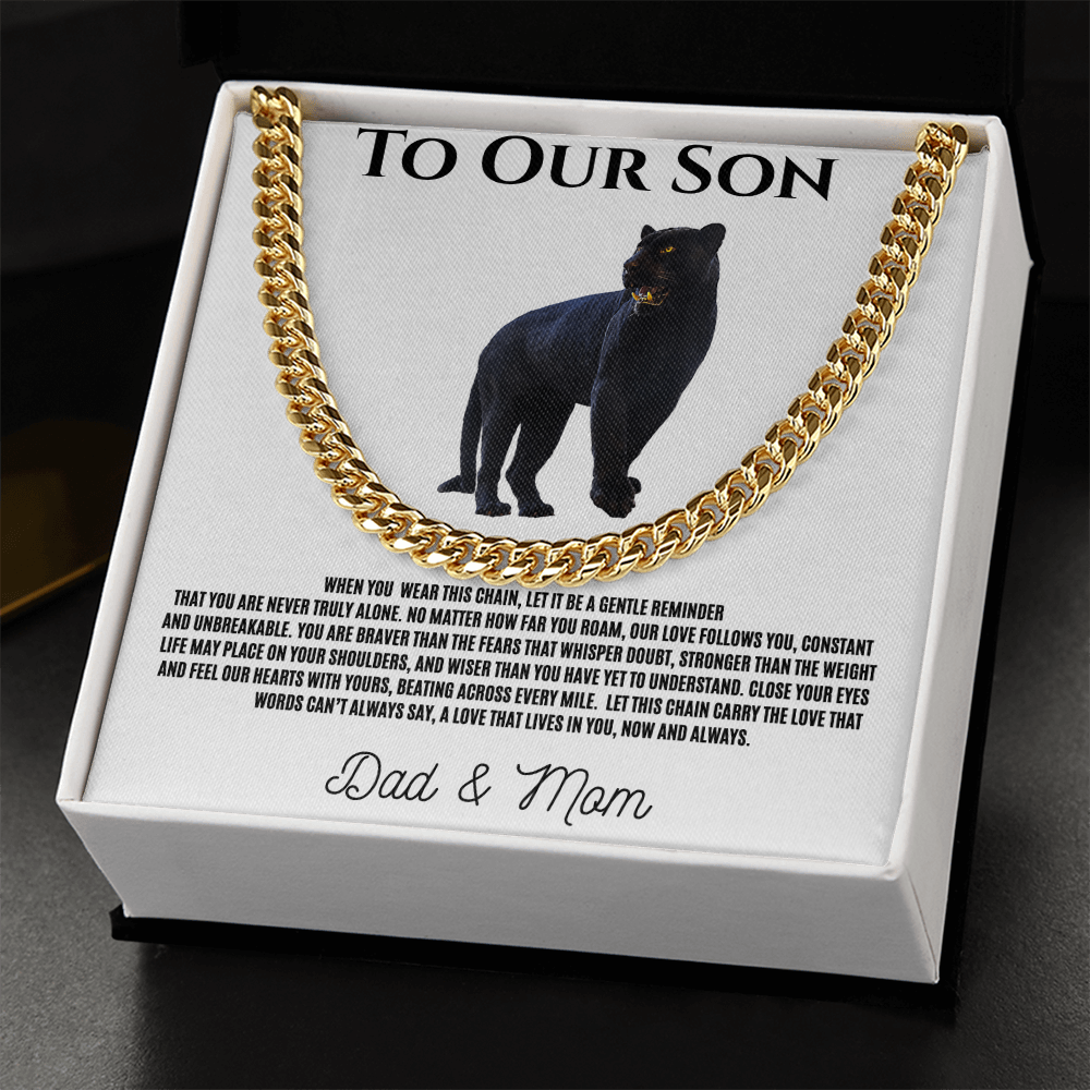 To Our Son "Our Love Follows You"