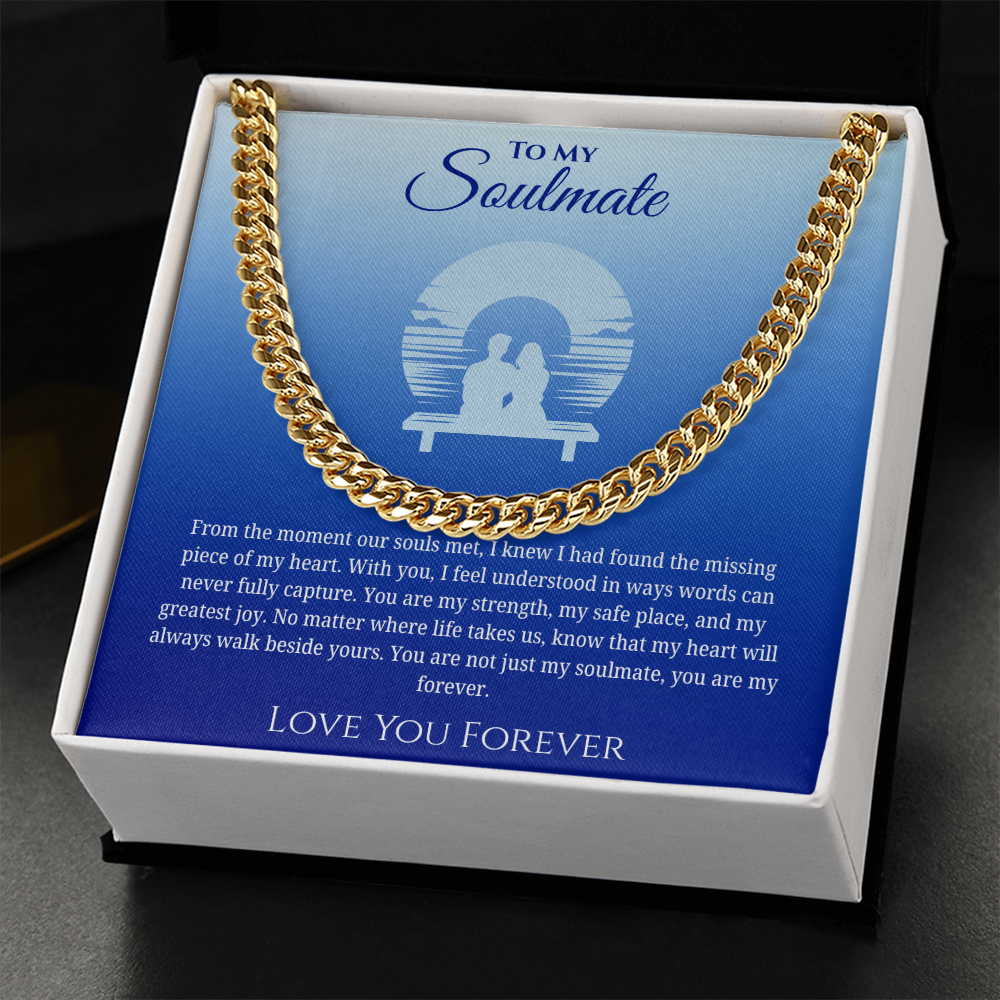 To My Soulmate "You Are My Strength" Men's Necklace
