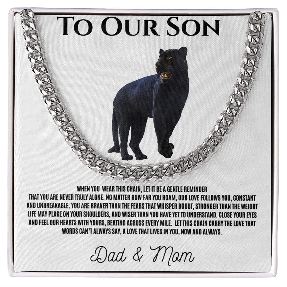 To Our Son "Our Love Follows You"