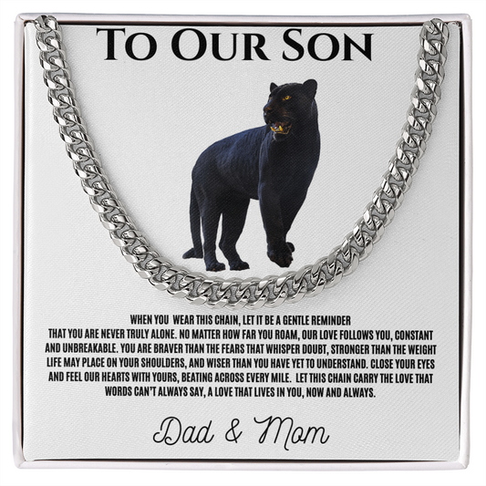 To Our Son "Our Love Follows You"