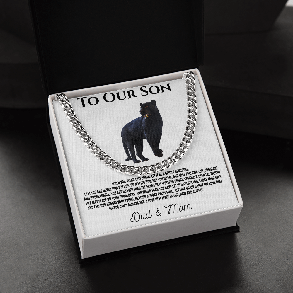 To Our Son "Our Love Follows You"