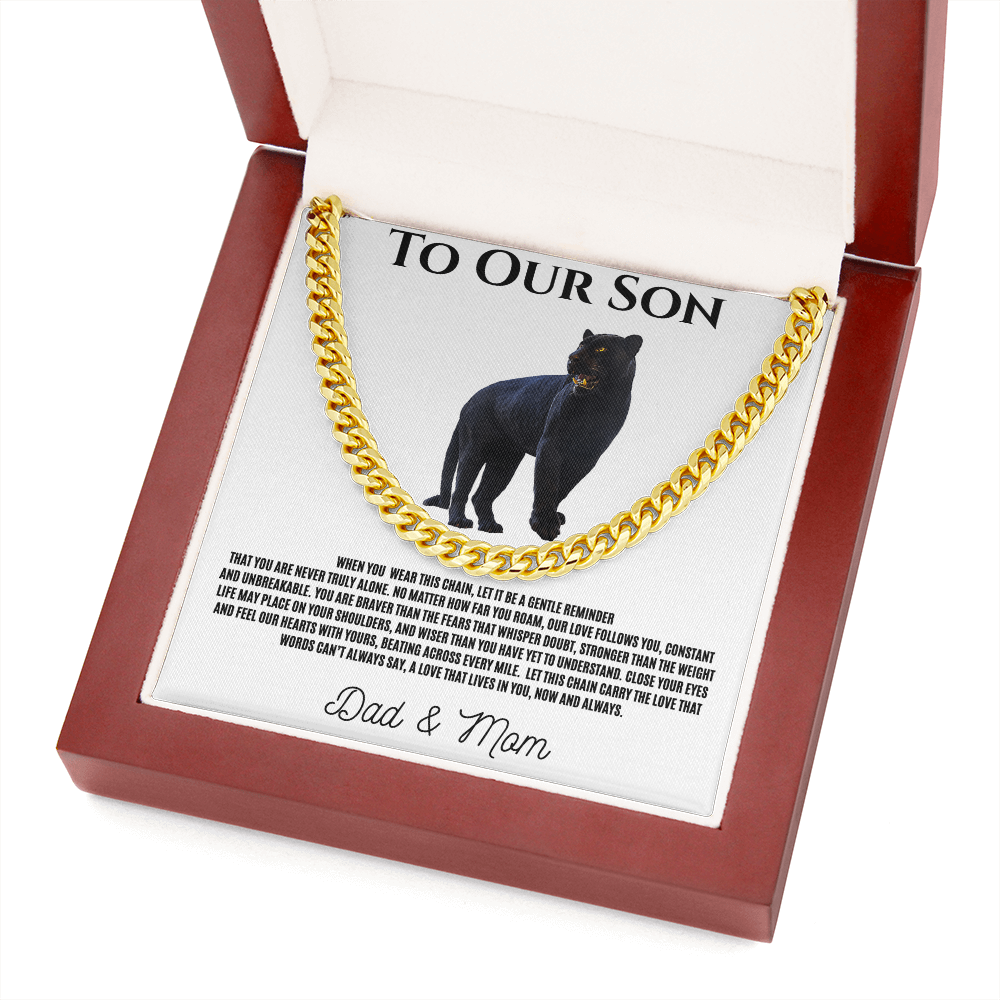 To Our Son "Our Love Follows You"