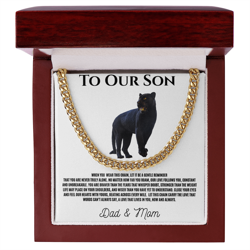 To Our Son "Our Love Follows You"