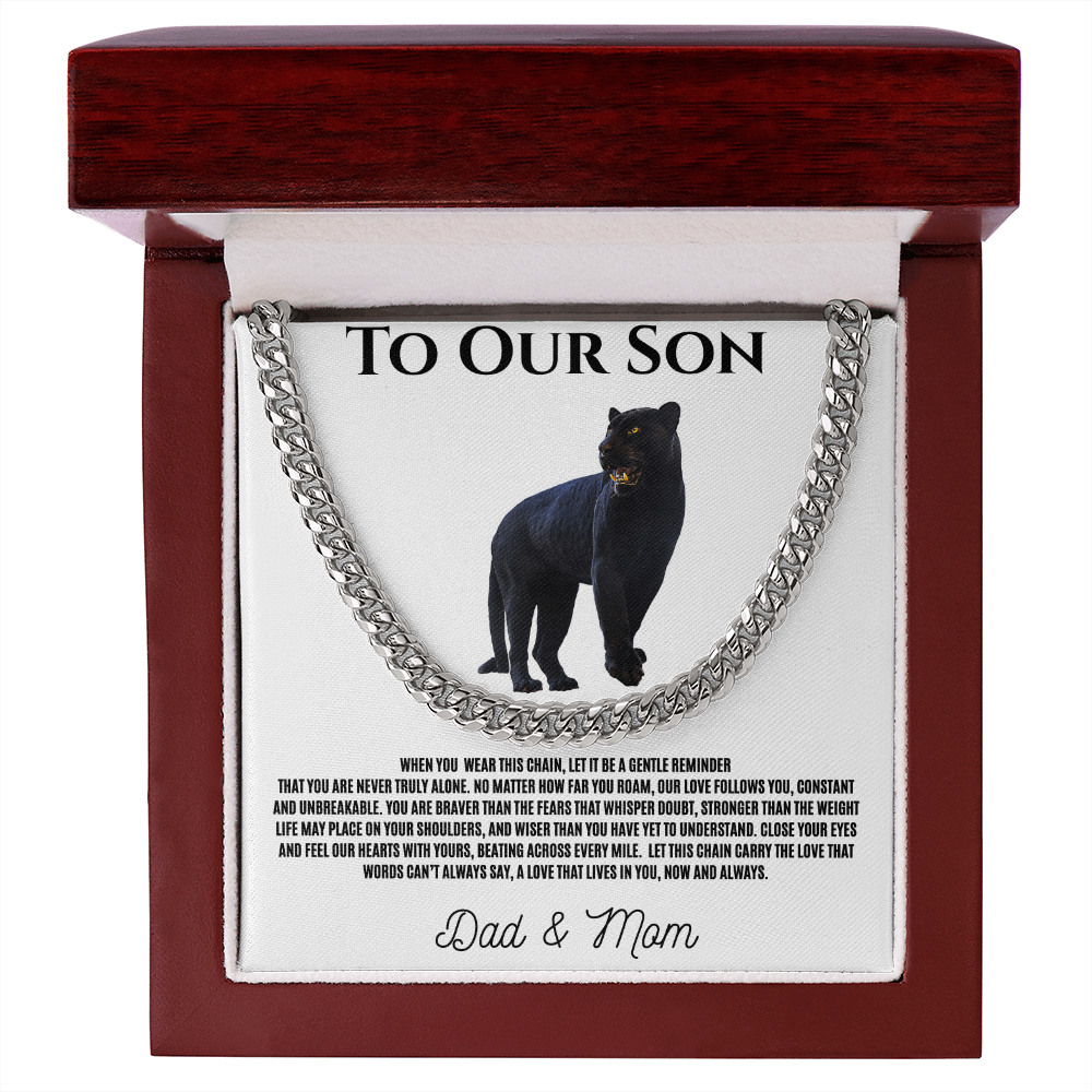 To Our Son "Our Love Follows You"