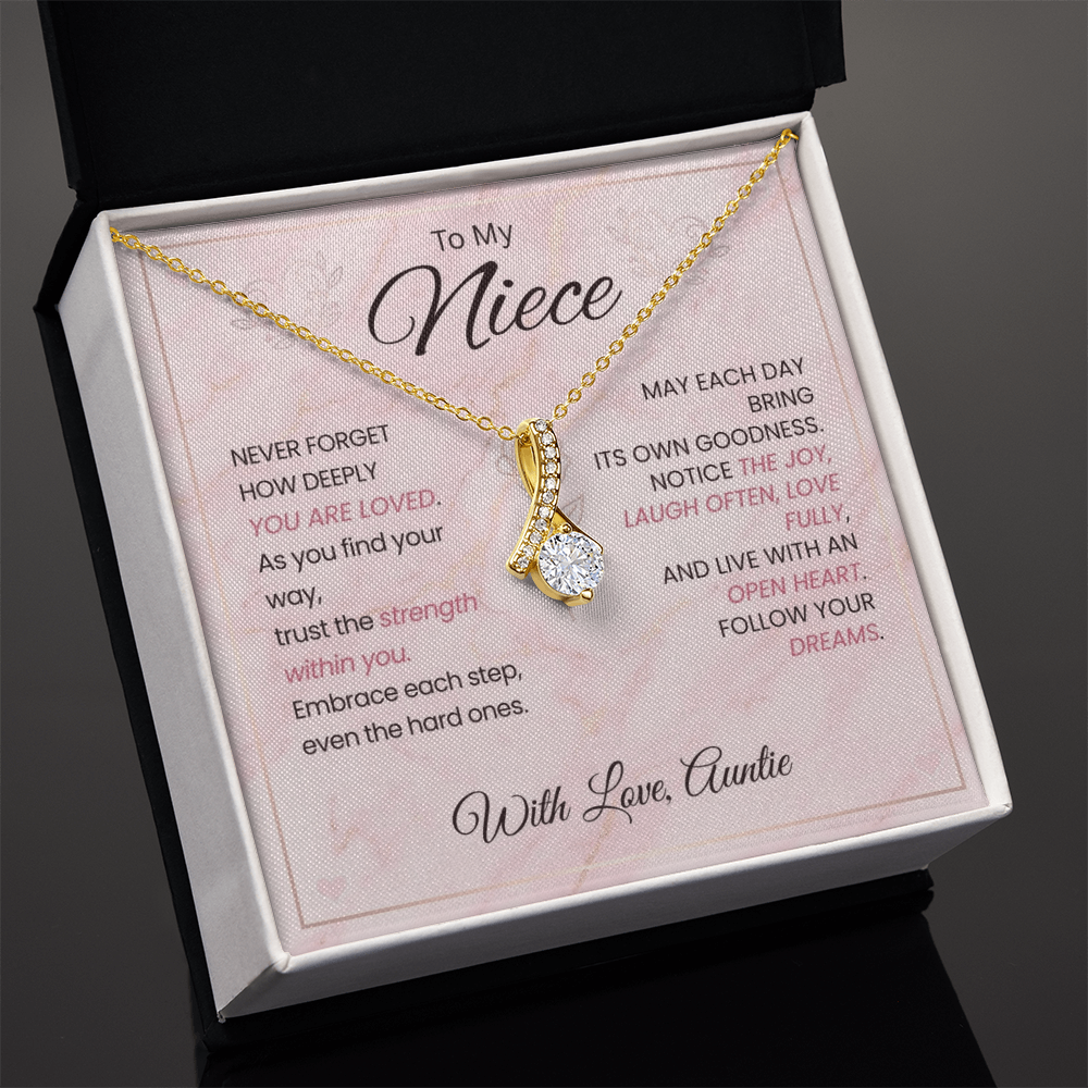 To My Niece Necklace - Follow Your Dreams
