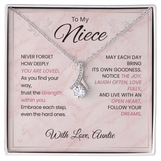 To My Niece Necklace - Follow Your Dreams