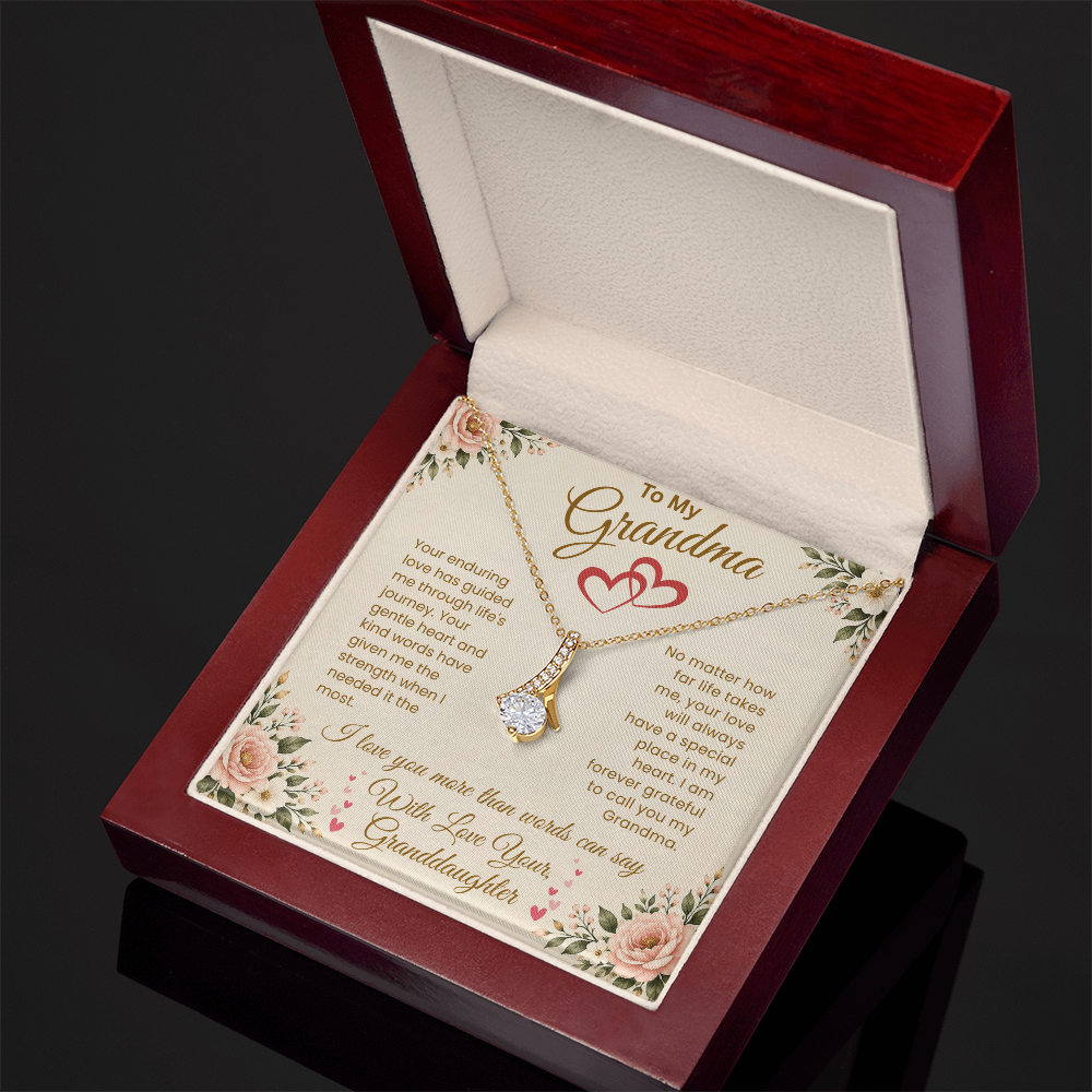 To My Grandma - I Am Forever Grateful Necklace