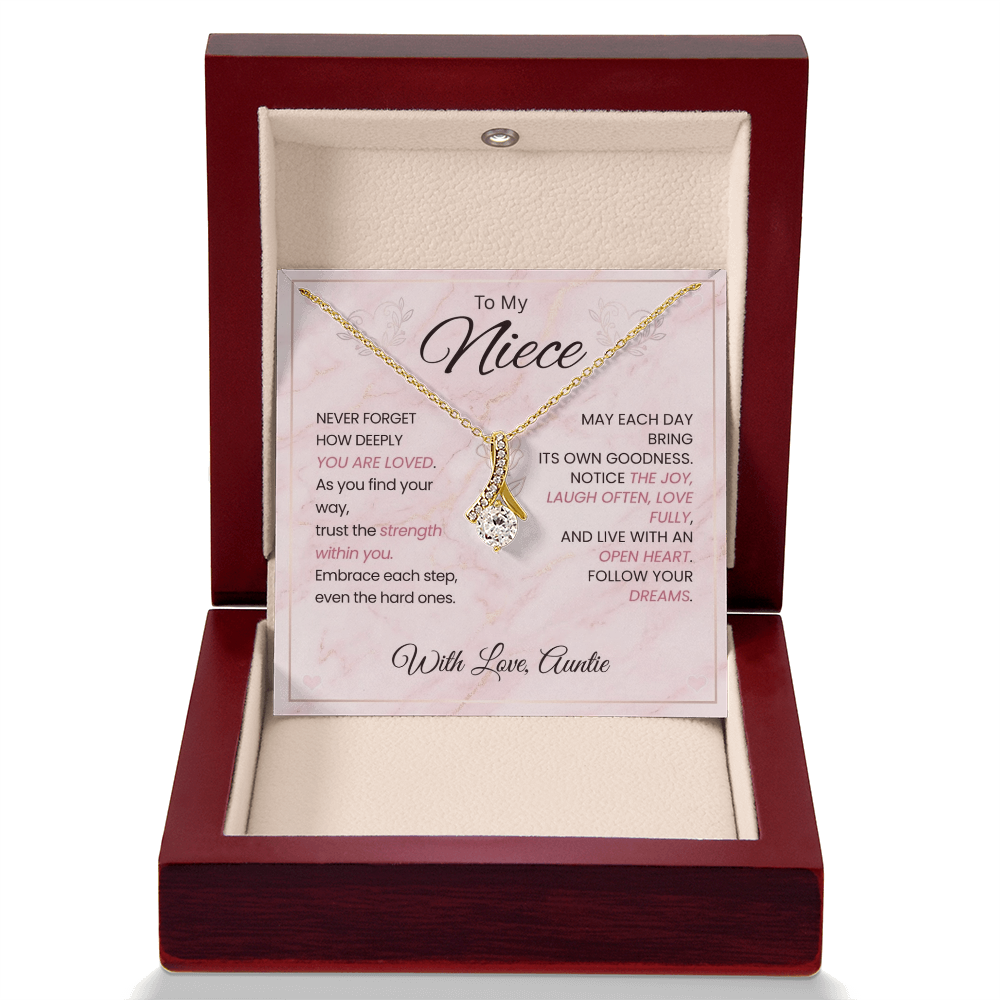 To My Niece Necklace - Follow Your Dreams