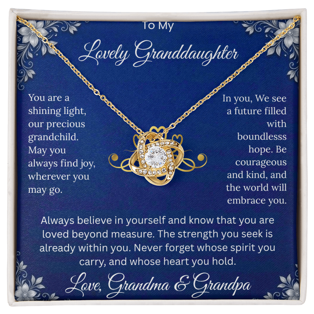 To My Granddaughter – Shining Light Necklace