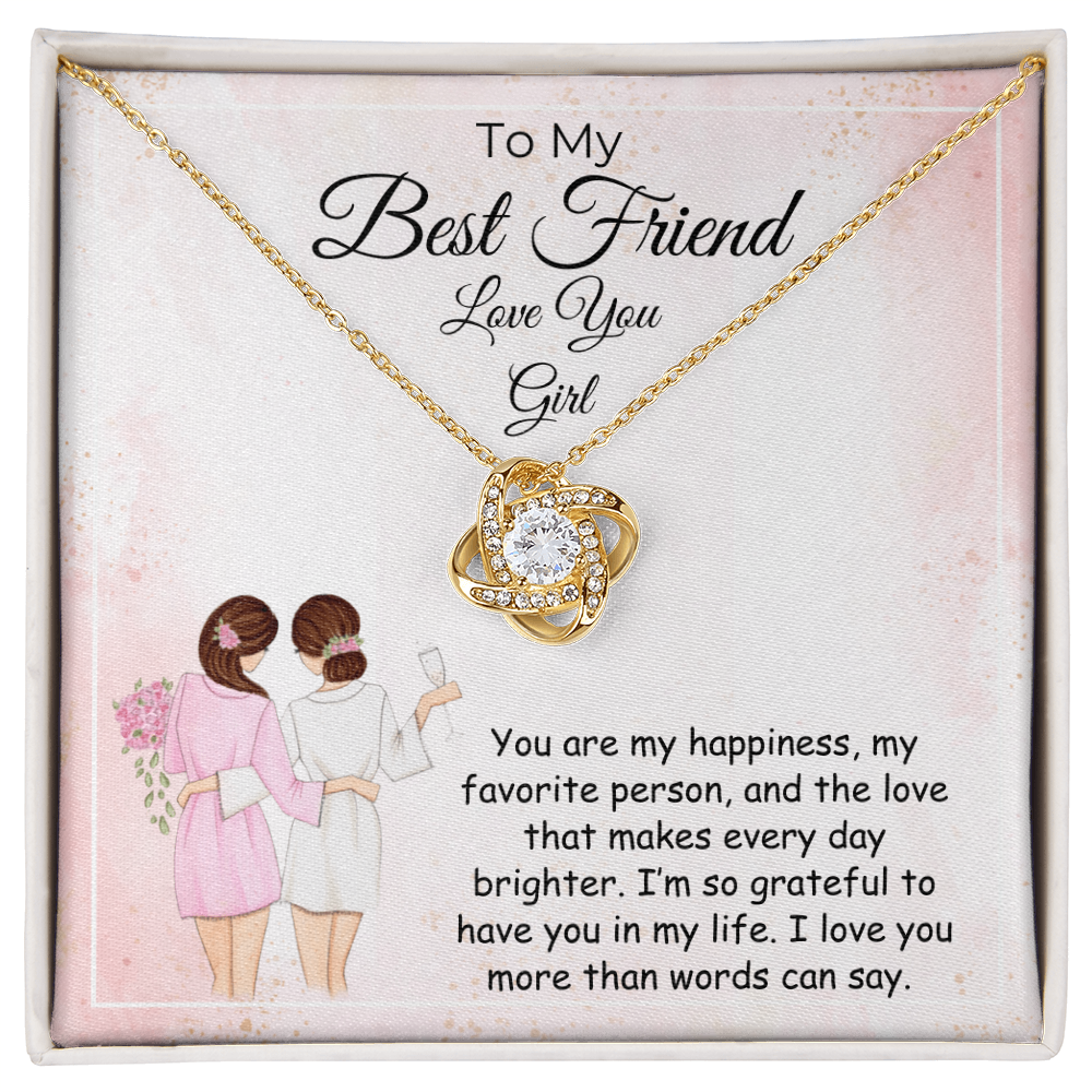To My Best Friend – Grateful for You Necklace