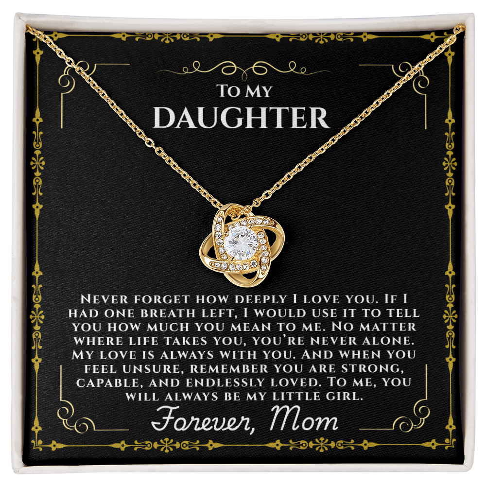 To My Daughter  "Never Forget How Deeply I love You"