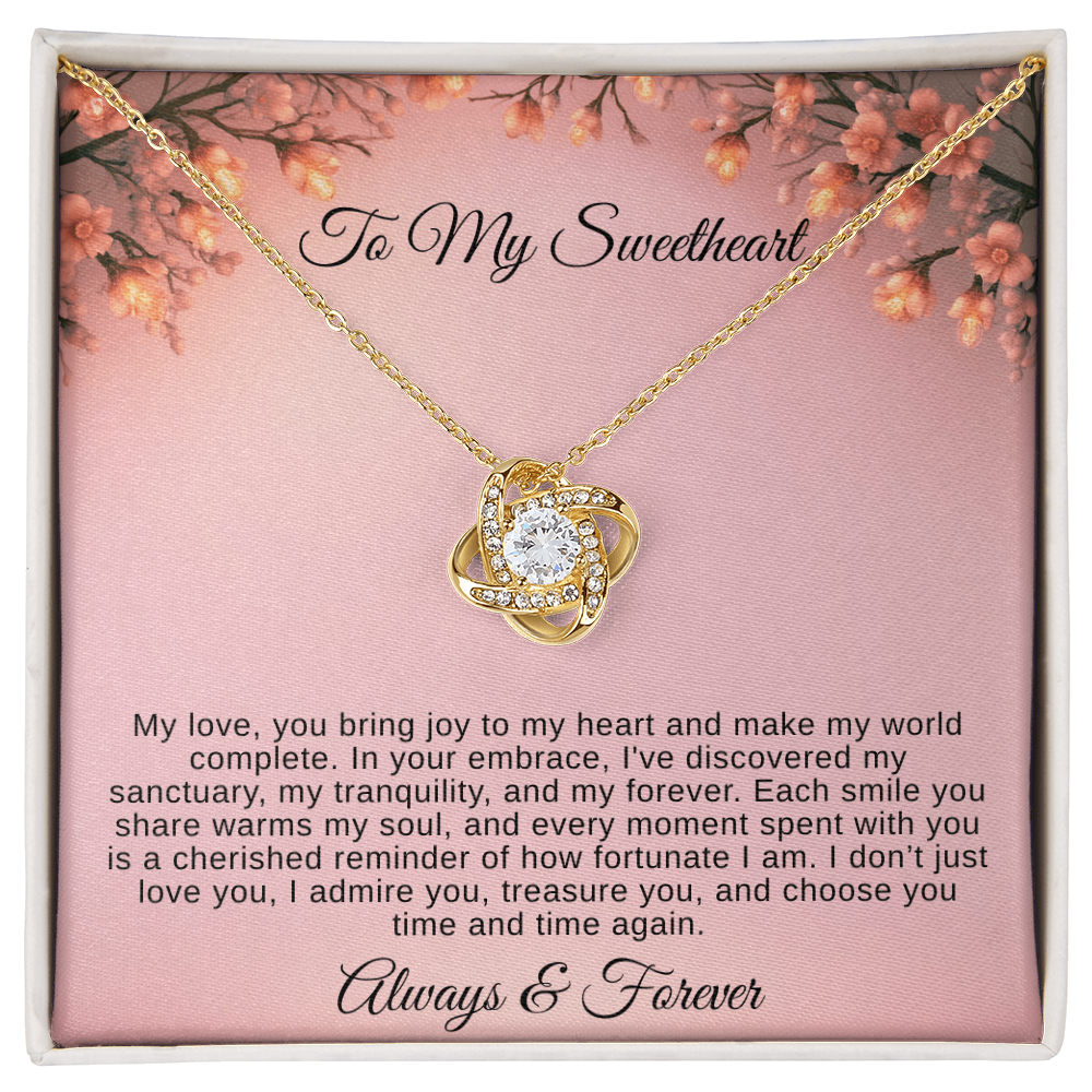 To My Sweetheart  "You Bring Joy To My Heart"