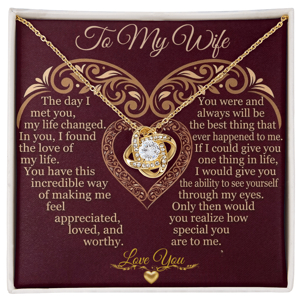 To My Wife  "If I Could Give You One Thing In Life"